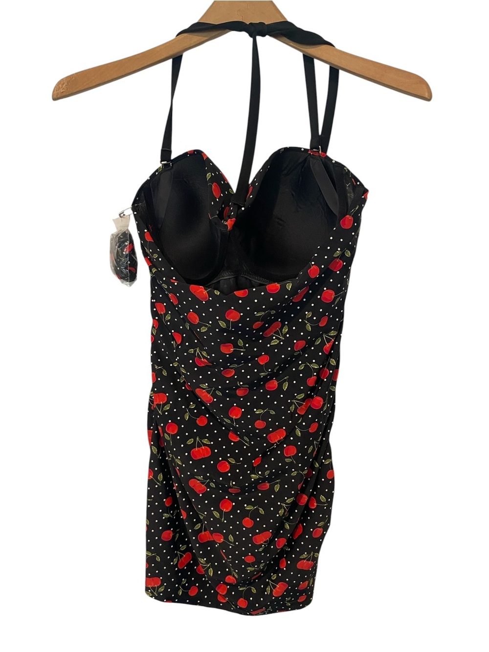 NEW TORRID SZ 2X RETRO CHERRY PRINT SWIMSUIT SWIM DRESS - Picture 2 of 4